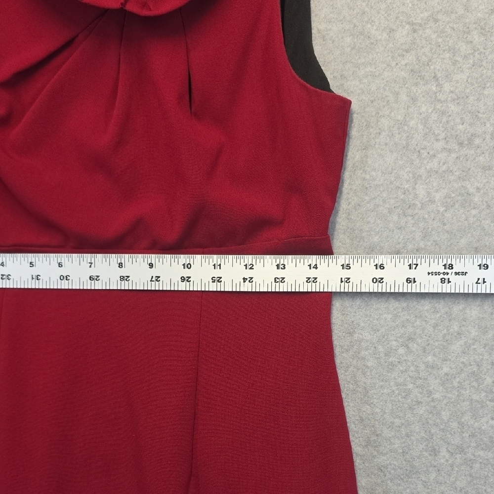 Jones Wear Red Sheath Dress Size 4 - Picture 8 of 9